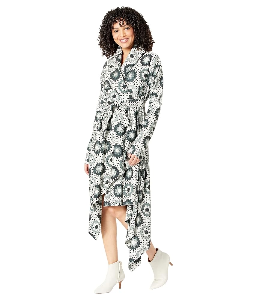 NORMA KAMALI Aライン ウールロングコート Amazon.com: Norma Kamali Uneven Blanket Coat Grey Crochet LG