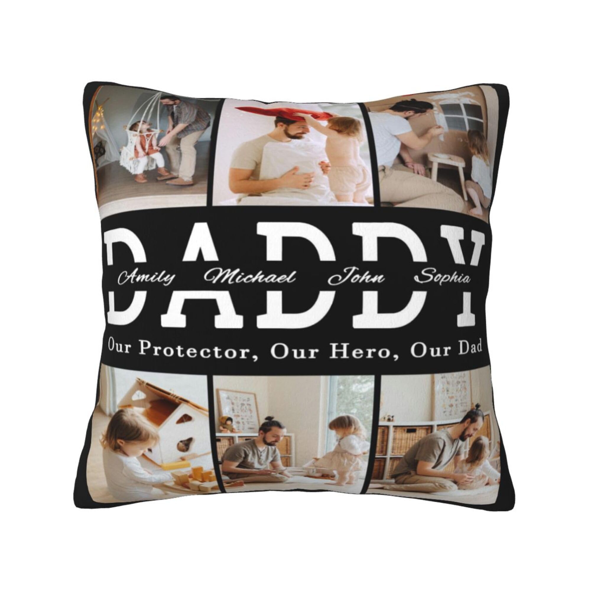 NGGBBDYGB Photo Pillow 18x18 Custom Throw Pillow Covers Personalized Pillows With Names For Women