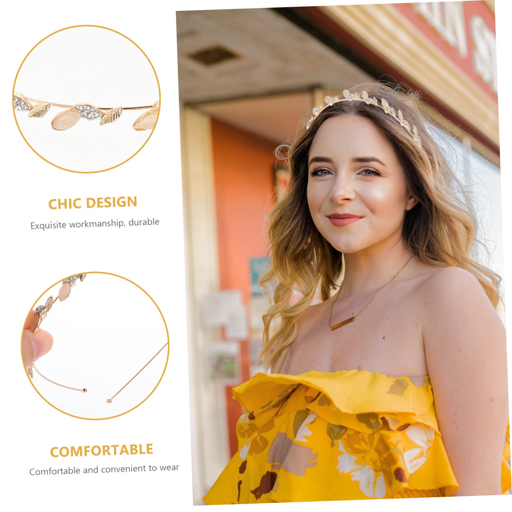 Diademas Perlas y Cristales, 6 Piezas, Metal para Mujer | Pack de 6 Unidades, Diseño Sencillo y Chic, Adecuado para Ocasiones Obsequios y Obsequio de Cumpleaños
