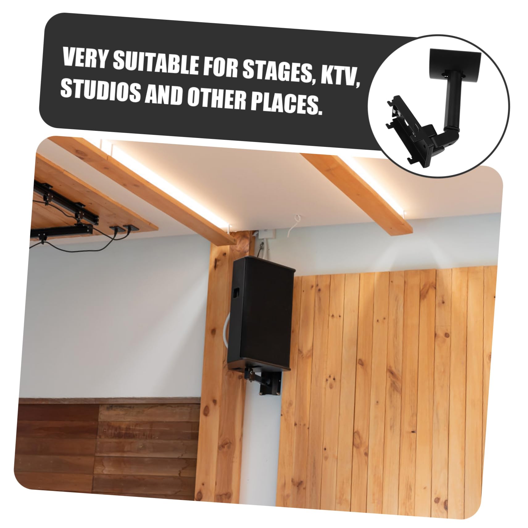 POPETPOP Soporte de Pared para Altavoz Ajustable para Montar Pared Compatible con Bose para Sonido Envolvente Techos
