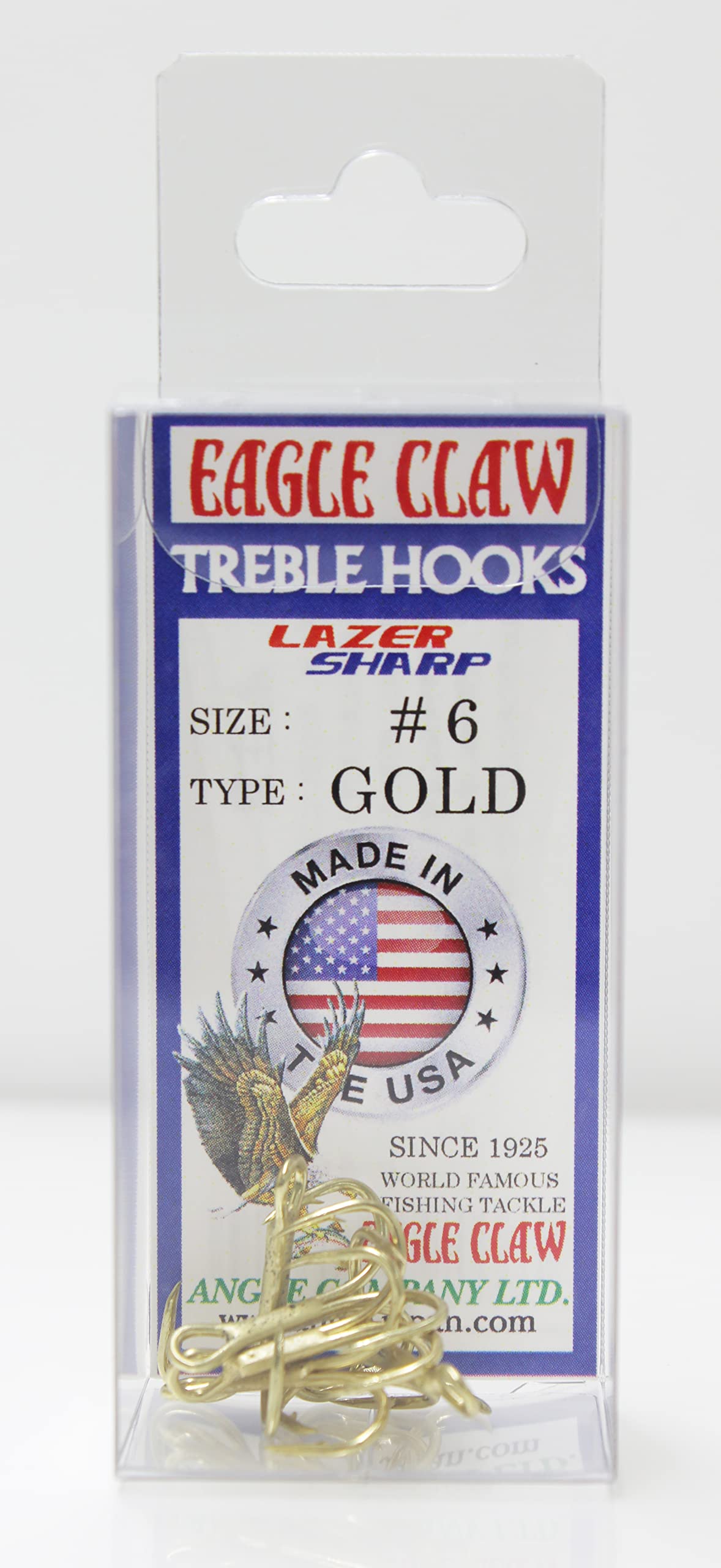 Amazon | アングル(Angle) イーグルクロー トレブルフック ゴールド 5