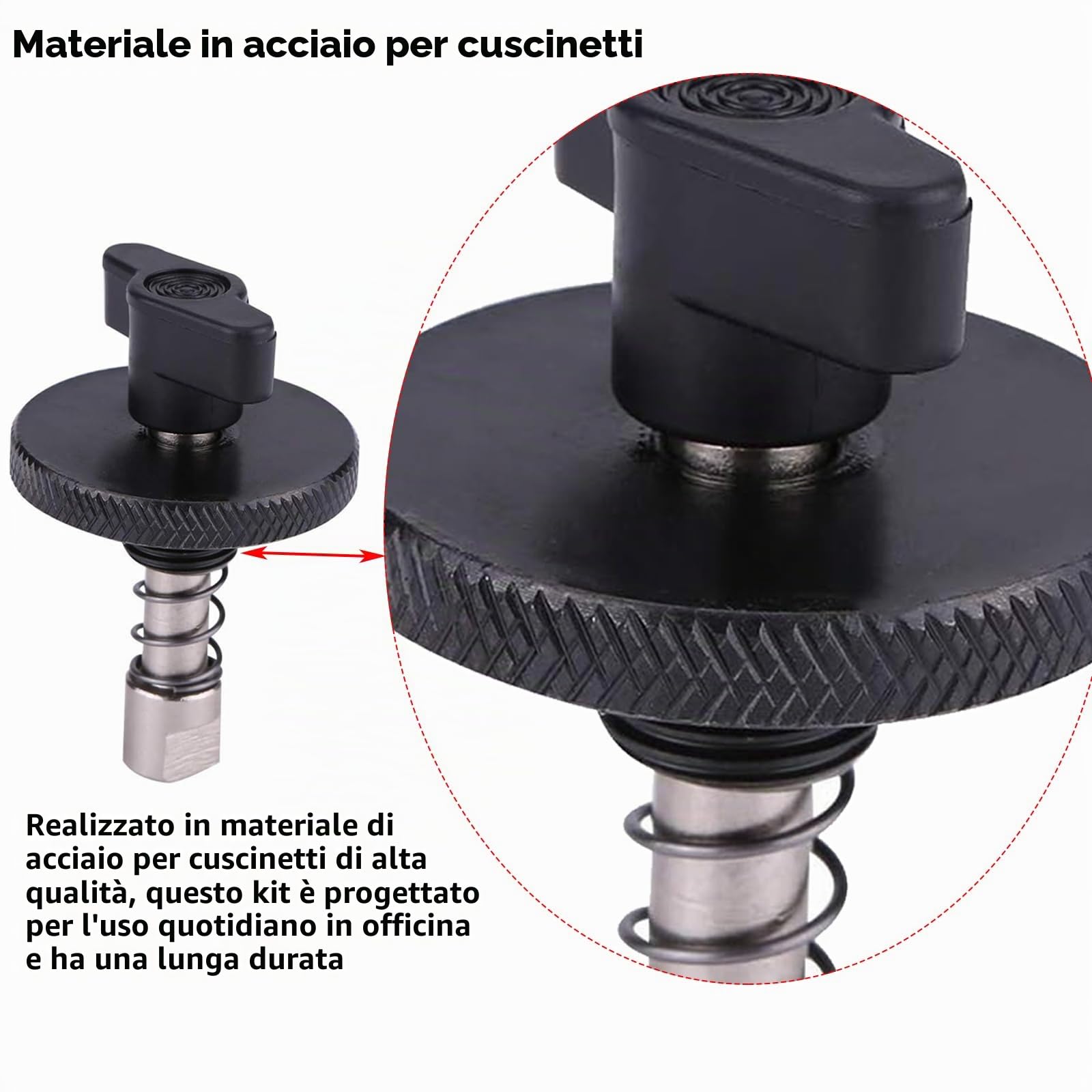 4 Pezzi Motore Diesel Timing Kit di bloccaggio, Motore Diesel Set Fasatura Bloccaggio per Alfa Romeo Fiat Ford Lancia Suzuki Opel, Kit Messa in Fase Fiat 1.3 Multijet (Rosso