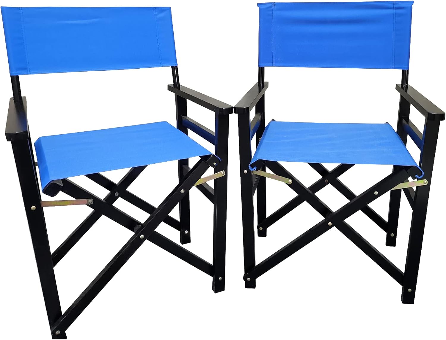 Rophefx [Set of 2] Wooden Folding Chair Outdoor Canvas