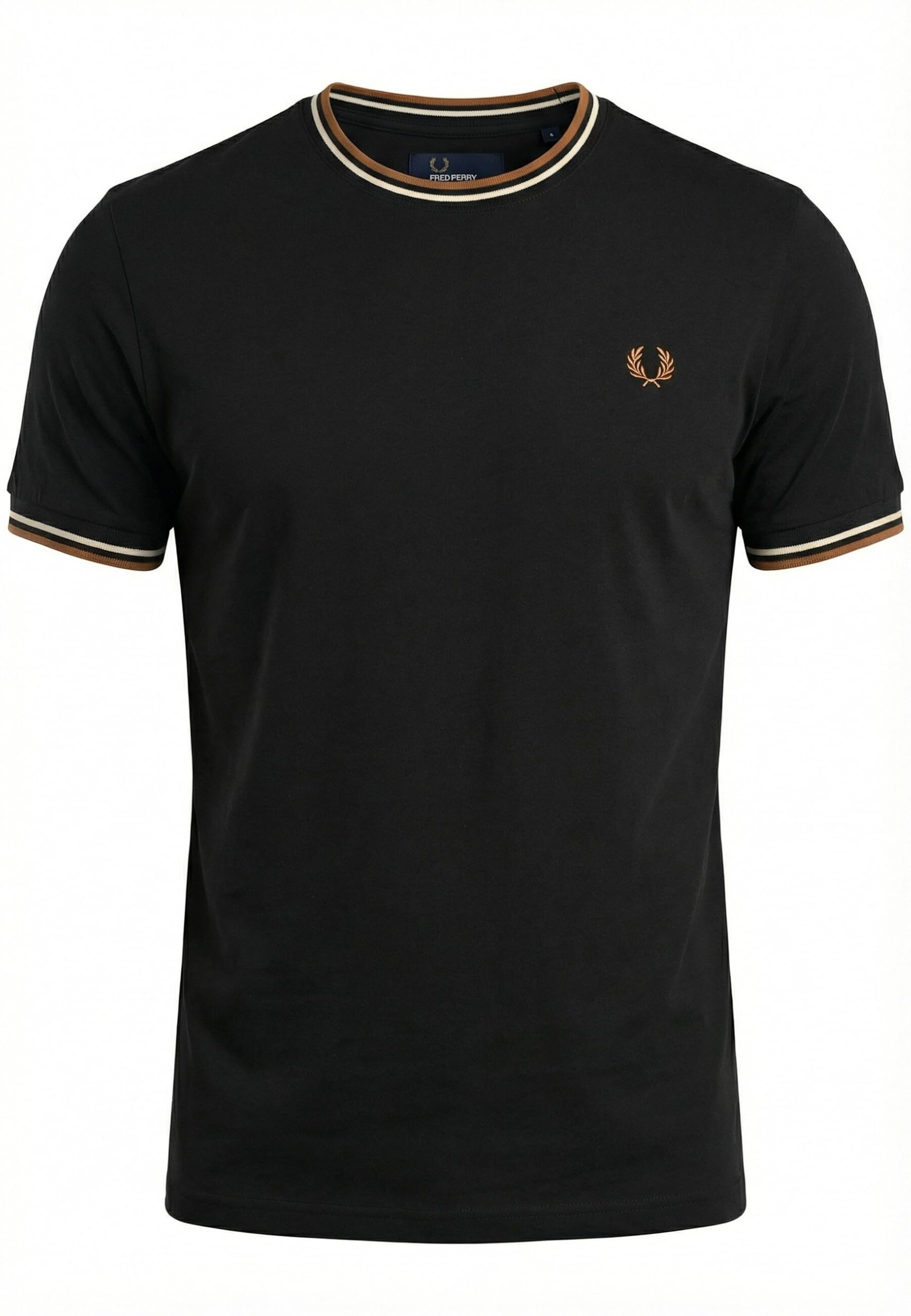 Fred Perry Twin Tipped T-Shirt - Black P69 - L
