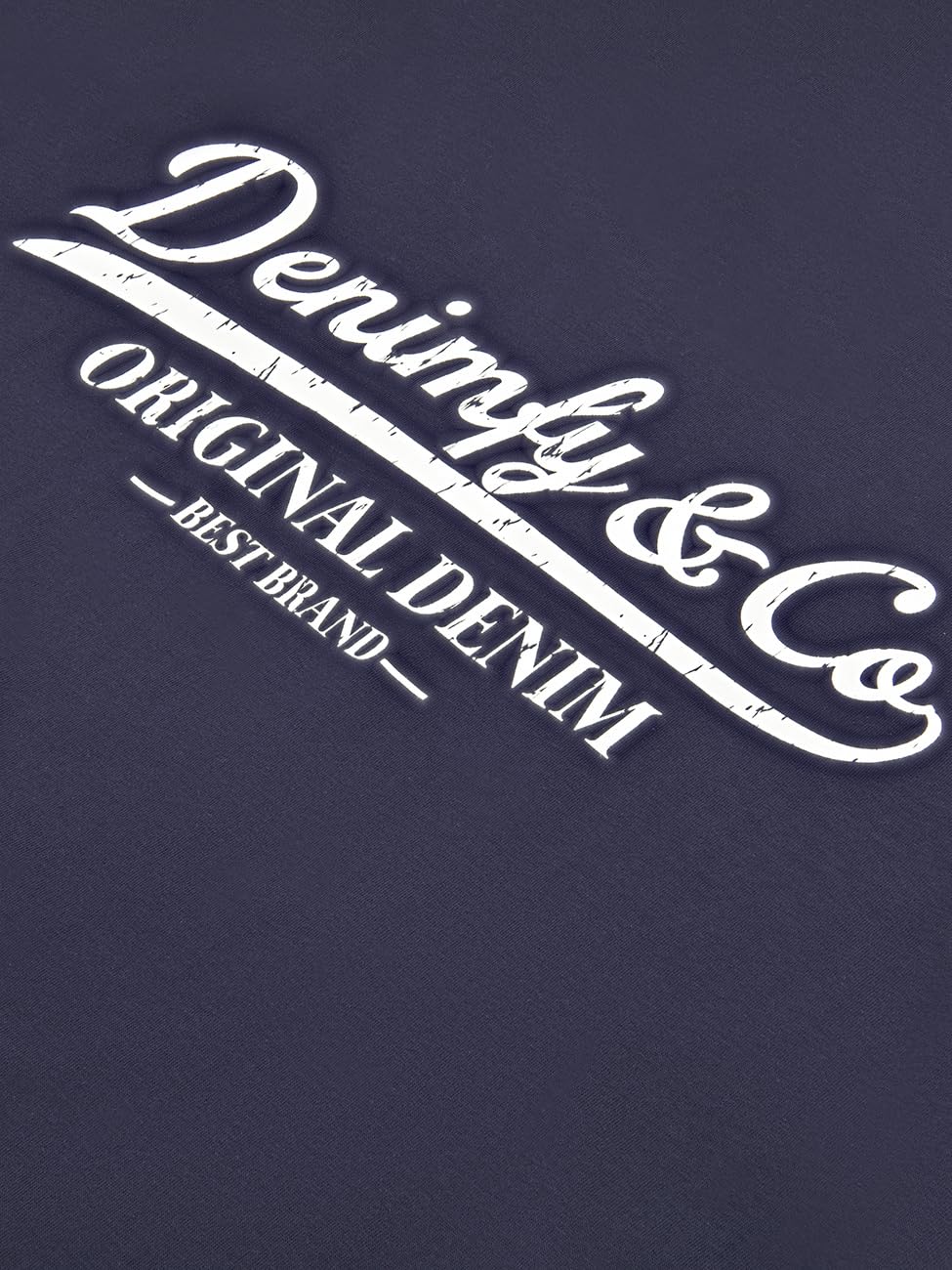 DENIMFY DFNuri - Maglietta da uomo in cotone, vestibilità normale, confezione da 4 pezzi, scollo rotondo, a maniche corte, estive, con logo stampato nero, bianco, blu, verde, rosso, grigio, S, M, L