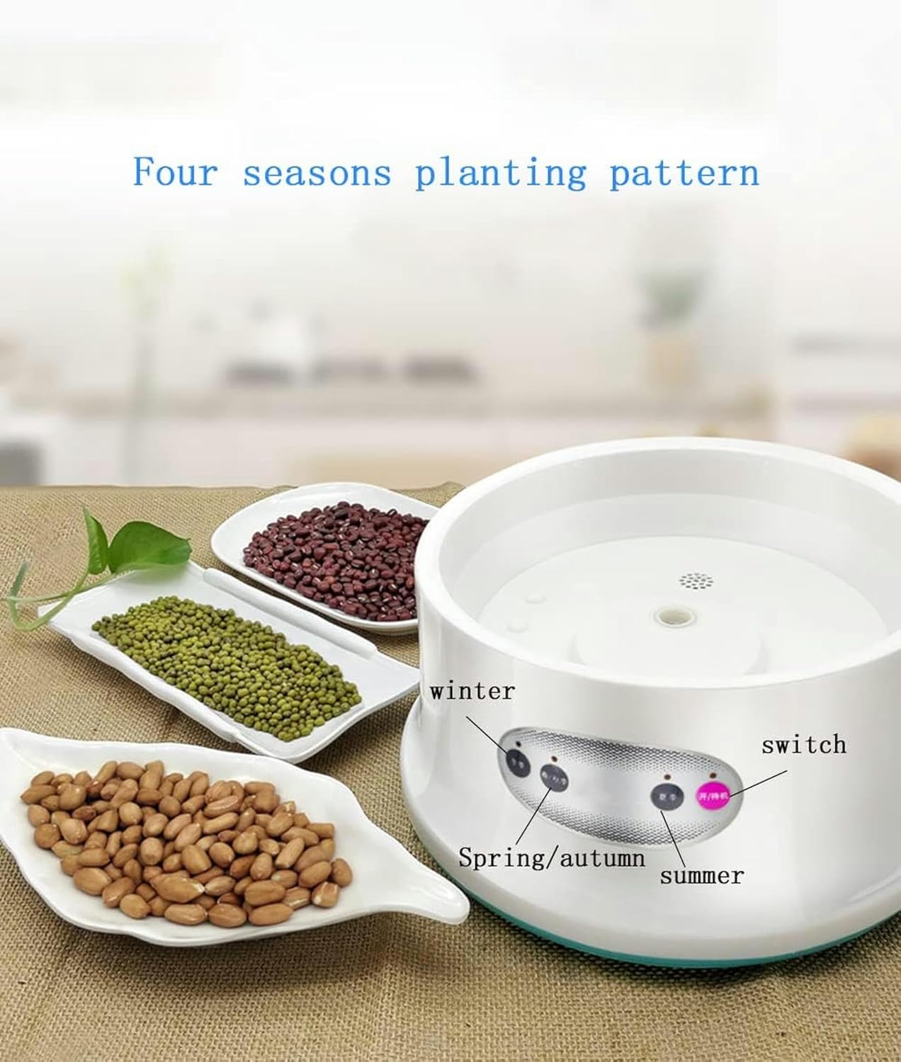 Automatic Bean Sprout Machine, Intelligent Irrigation Constant Temperature Electric Large-Capacity Germination Machine Automatic Planting Germination kit,3 Layers-1/