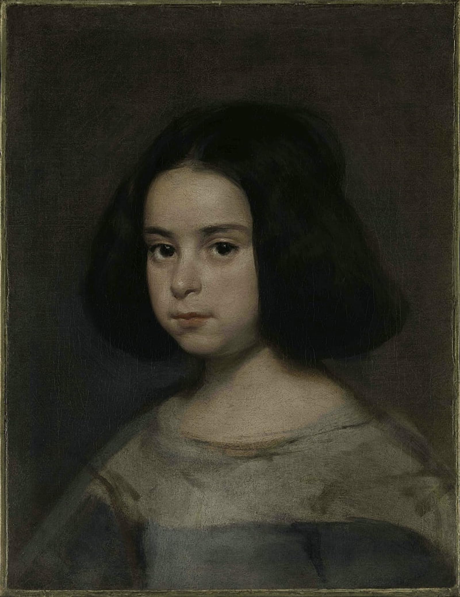 SERENDIPITP Aesthetic Poster Photo Wall Print Retro Picture Portrait of a Girl by Diego Velázquez Modern Wall Artwork for Home Decor 60x90cm