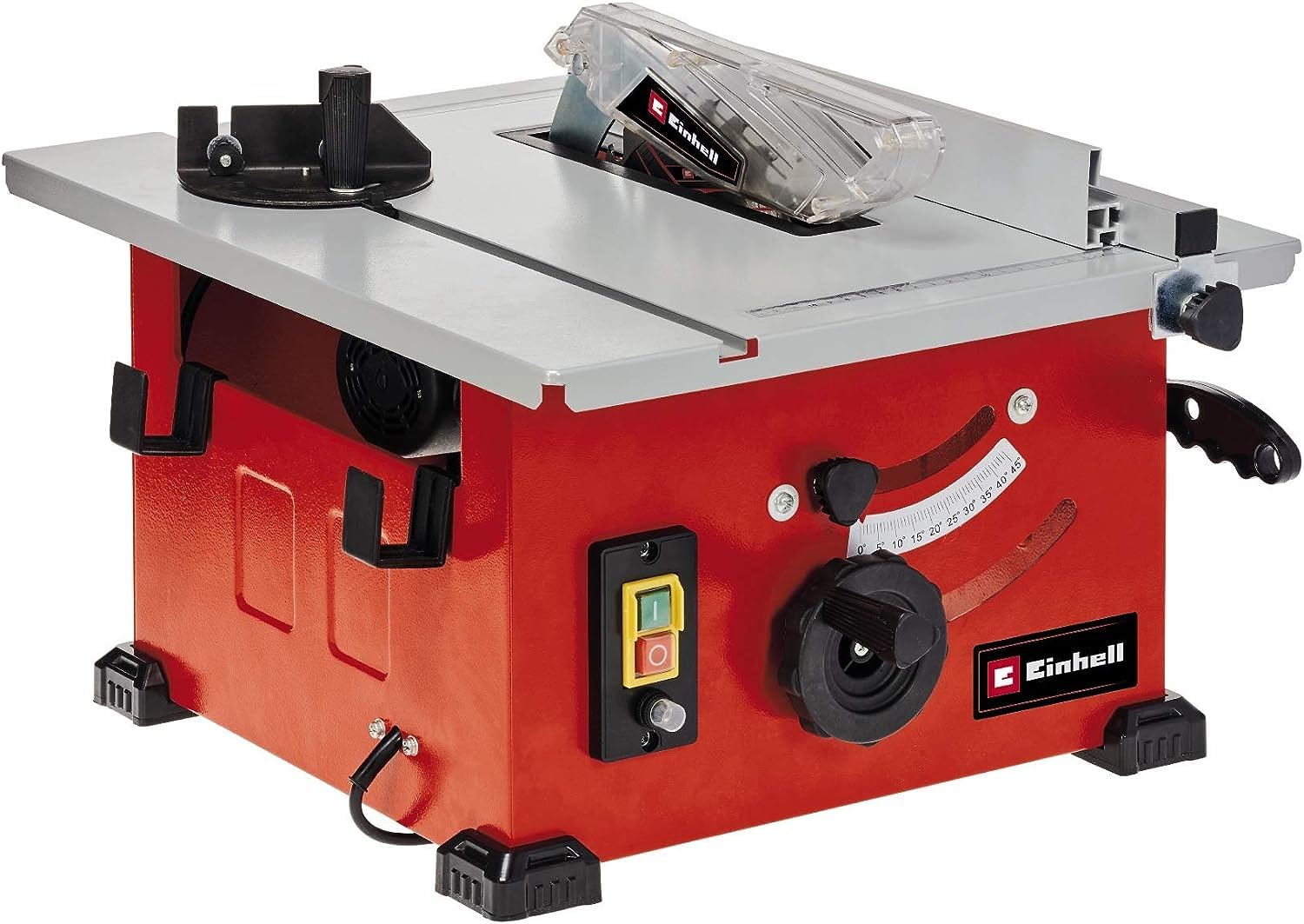 Einhell Scie circulaire sur table TC-TS 210 (max. 1200 W, Ø210 x Ø30 mm lame de scie, butée d’angle (+/- 60°), butée parallèle dotée d’un dispositif de blocage des deux côtés)