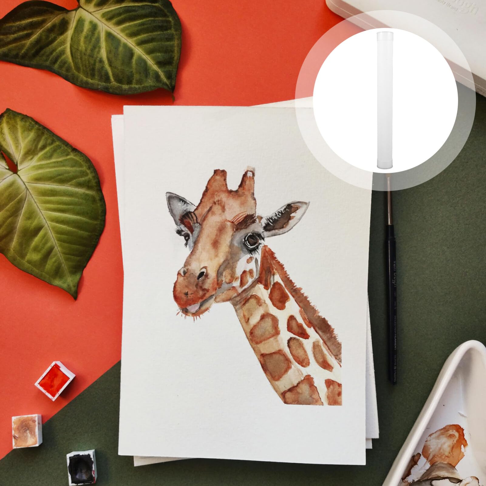 OUNONA 5pcs Mailing Tube 31cm Document Storage Tube Poster Holder Tube Shipping Tube for Artworks Drafting Scrolls Photo Storage Tubes