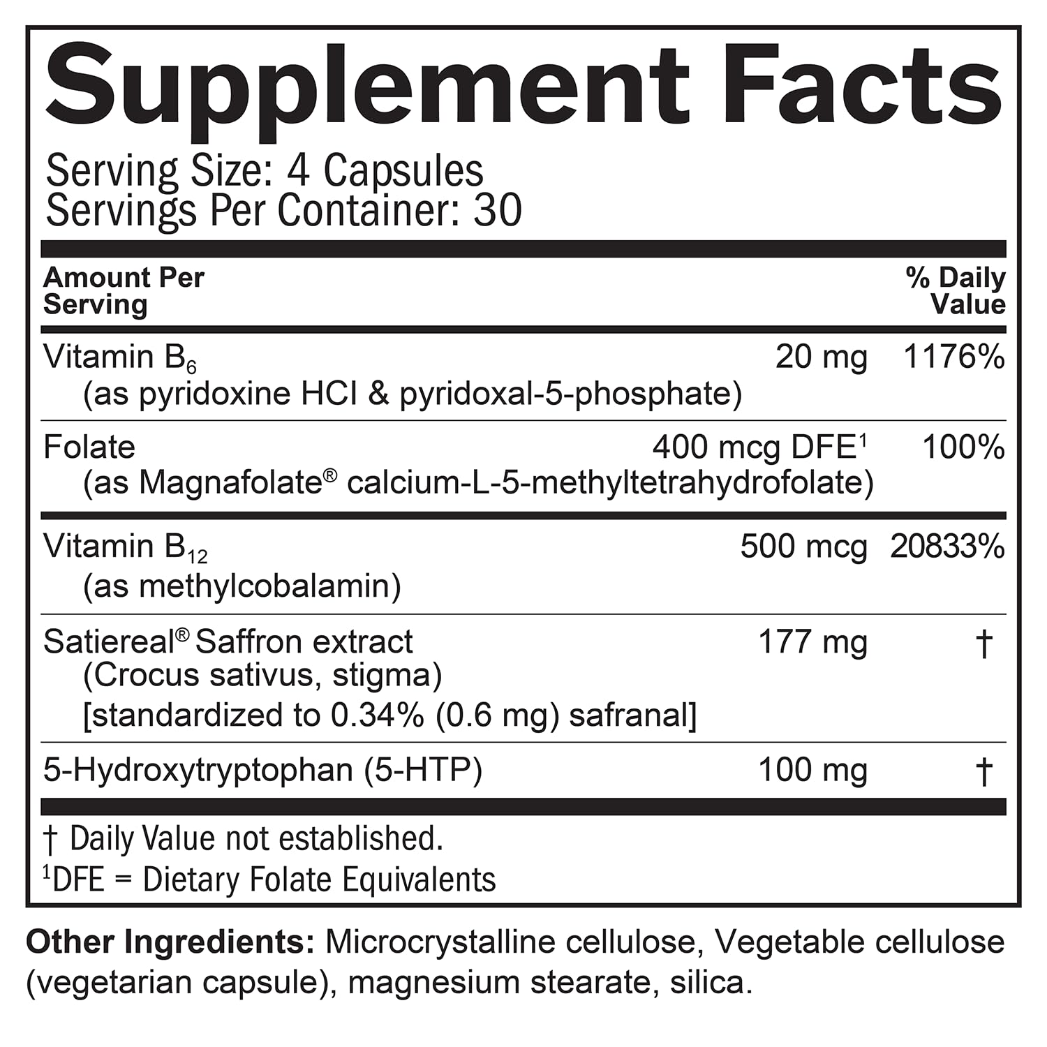 BRAINMD Dr Amen Serotonin Mood Support - 120 Capsules - Supports Healthy Serotonin Balance - Gluten Free - 30 Servings — Amazon image 5