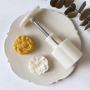 Stamped mid-autumn mooncake press mold 1 chrysanthemum stamp-1
