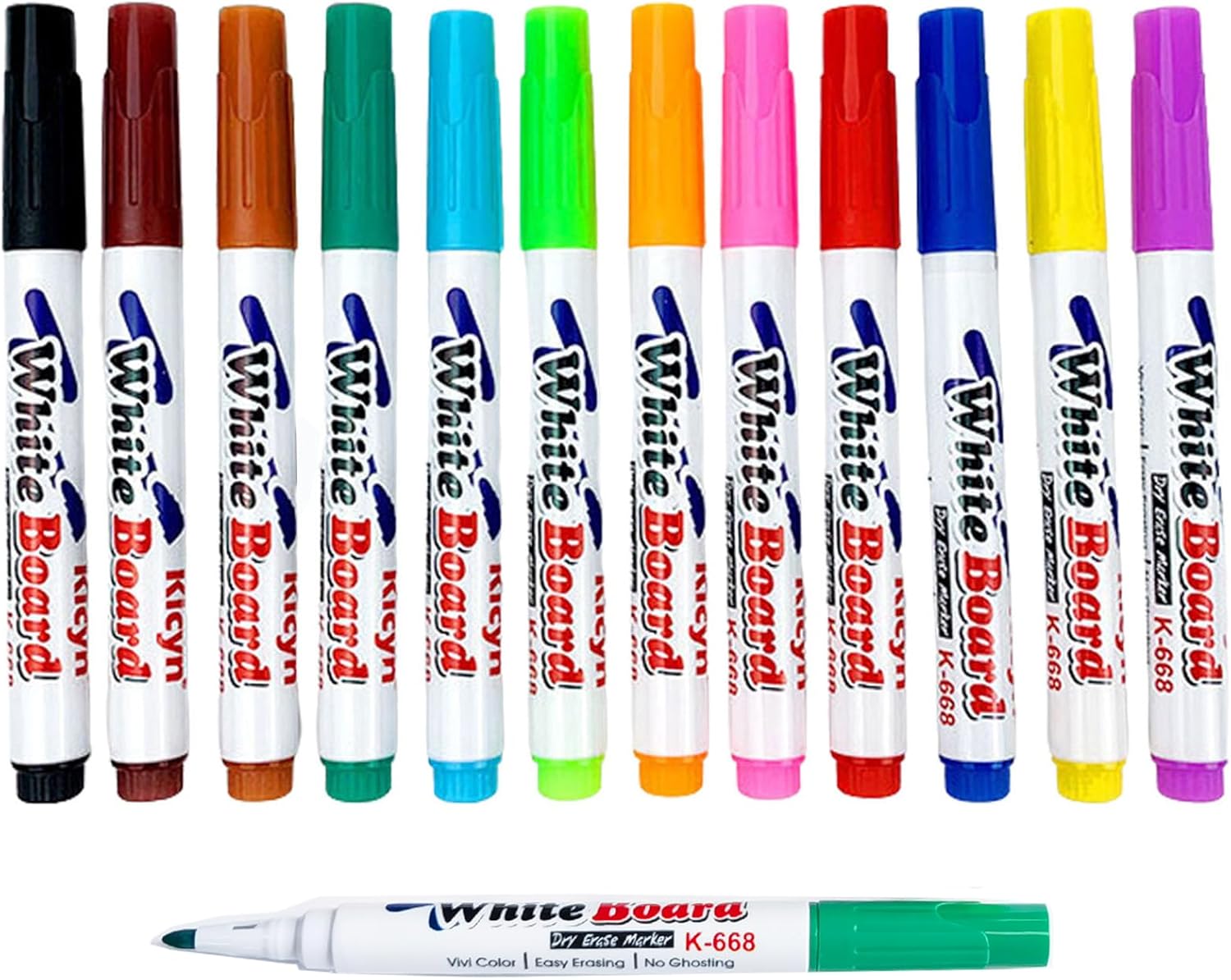 Yuliyaya Dry Erase Markers, Washable Markers for Kids, Fine