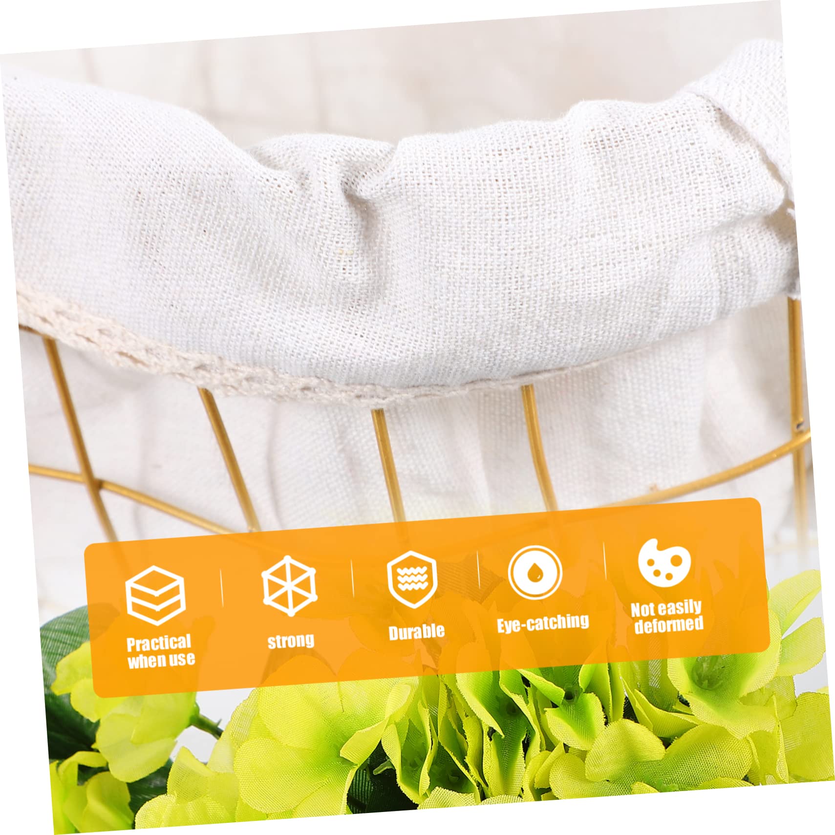 Cesta De Portátil Cesta De Flores De Mano Resistente y Ecológica Para Eventos