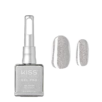 KISS NEW YORK Gel Nail Polish Soak Off UV LED Gel Polish 10mL Nail Art Salon Manicure DIY HEMA Free, TPO Free Silver Bells