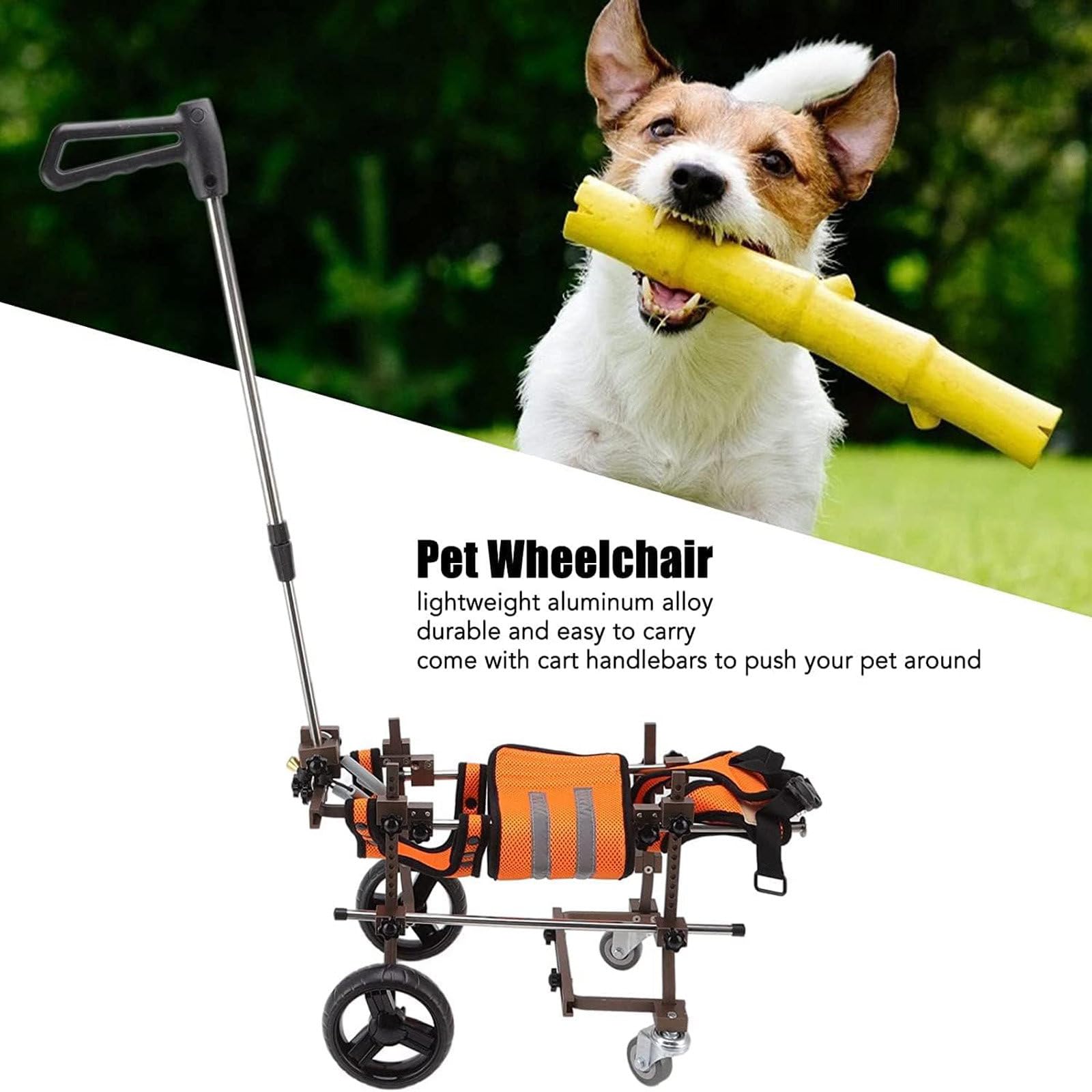 KROITY Fauteuil Roulant Pour Chien - Convient Pour Les Grands Chiens