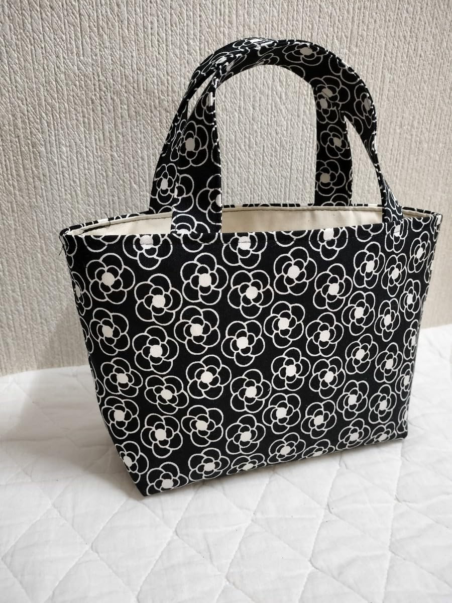 Amazon.co.jp: ハンドメイド トートバッグ 花柄 ランチバッグ