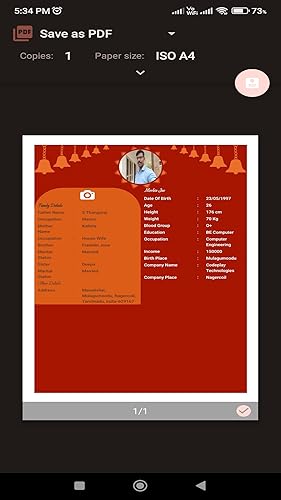 Marriage Biodata Maker