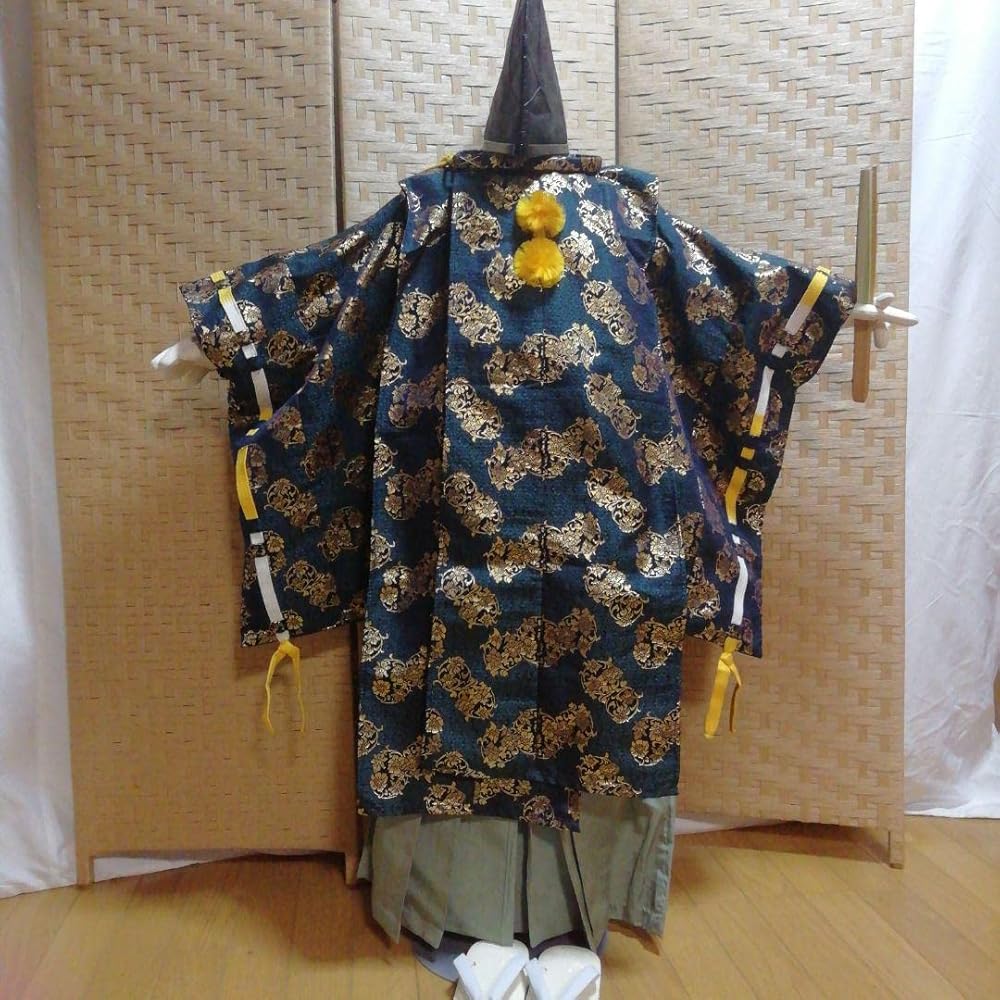 Amazon.co.jp: [ACY] 実物撮影 男の子 着物セット 5歳 水干 烏帽子