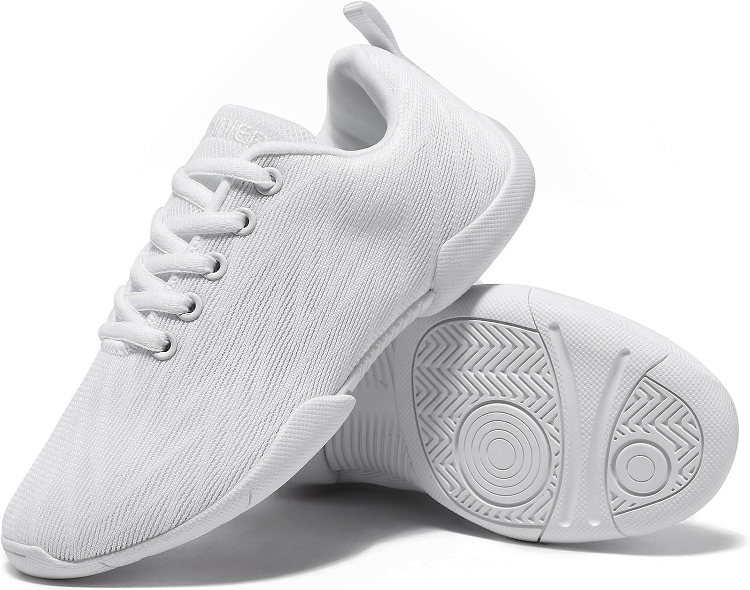 BAXINIER Girls White Cheerleading Shoes Breathable Youth Cheer Competition Sneakers Athletic Training Dance Tennis Walking Shoes - Image 6
