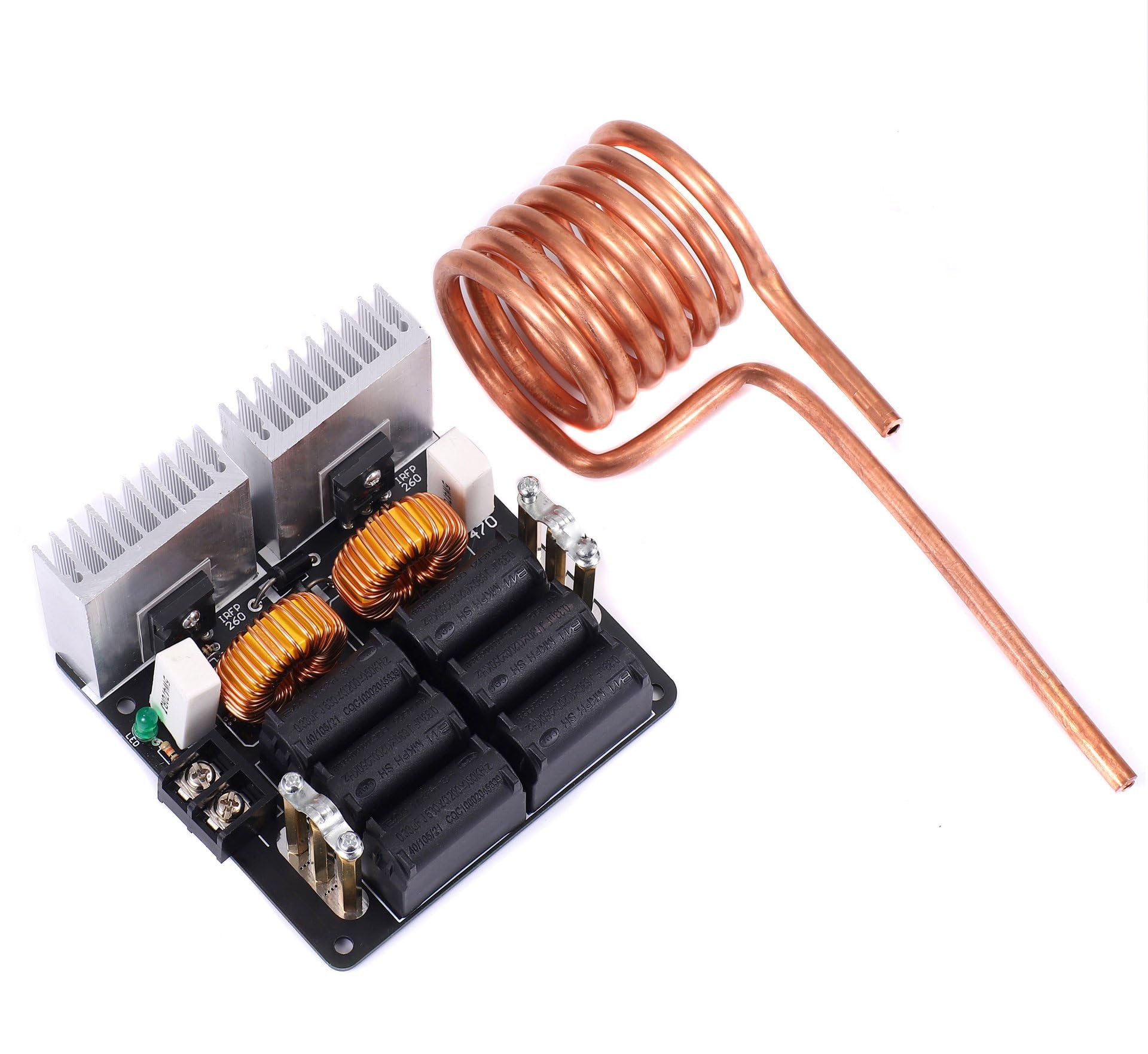 Flyback Coil Buy 20A 1000W ZVS Induction Heating Board, DC 12V-48V Low Voltage Coil ...