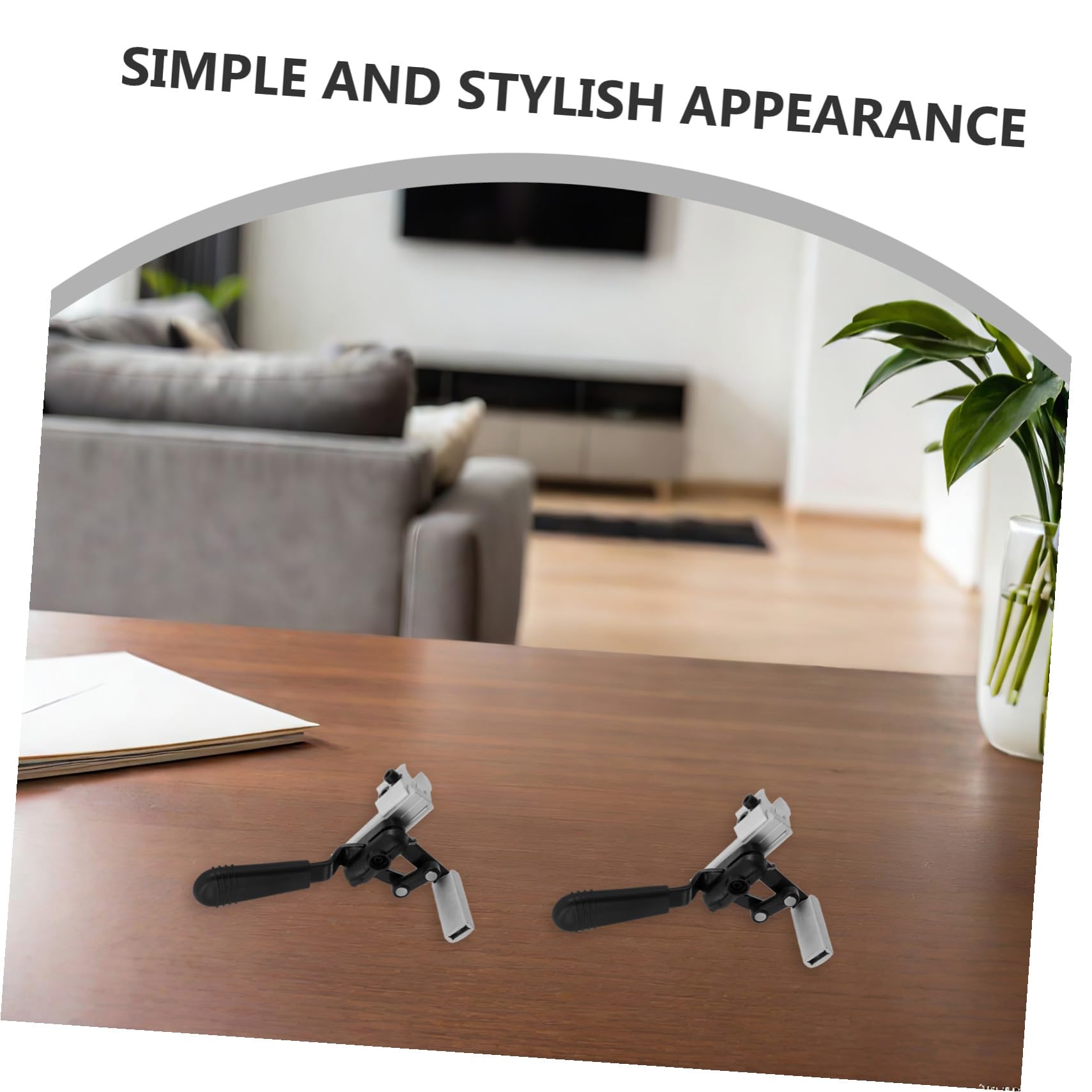 2 palancas de freno de repuesto para silla de ruedas de aleación de aluminio, aptas para tubos de 22 mm, compatibilidad universal y elevada para sillas de transporte
