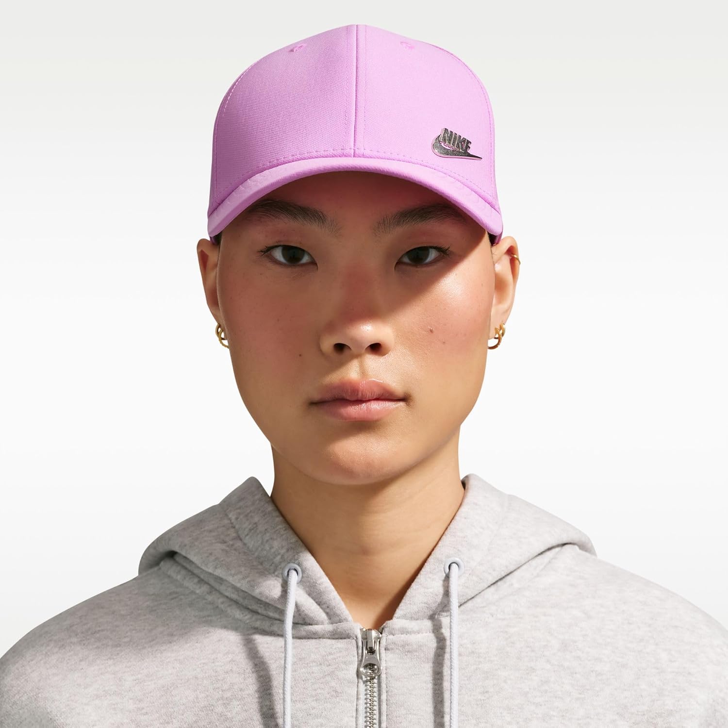 Nike Mens Dri-fit Club Structured Metal Logo Cap