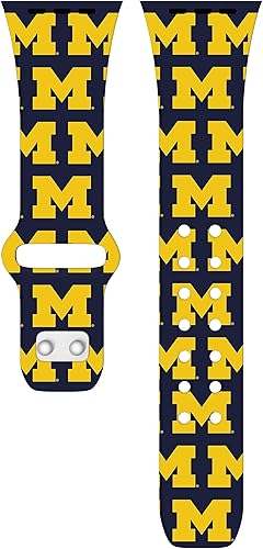 Vista 20 de Affinity Bands Correa de reloj HD de Michigan Wolverines compatible con Apple Watch