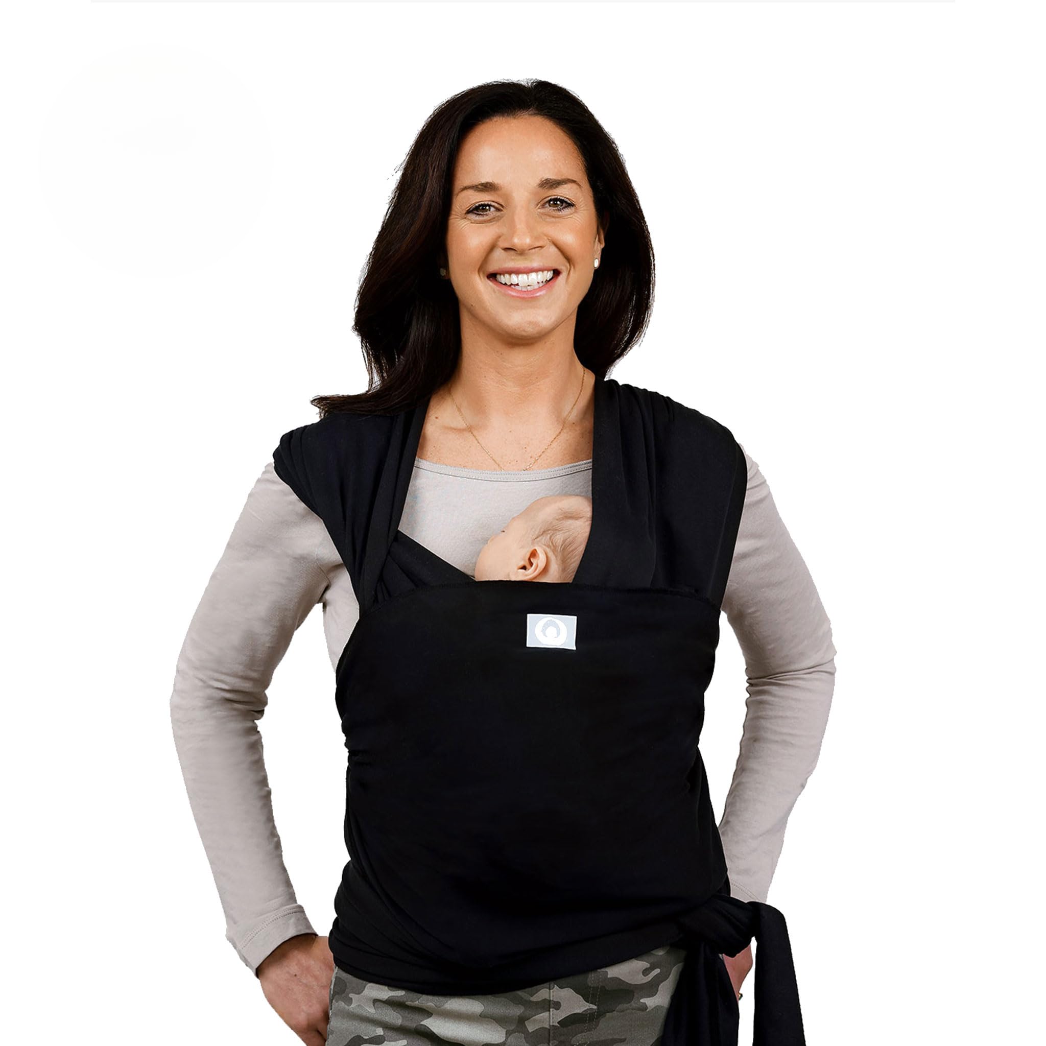 Envoltura elástica para bebé Pure Tencel™ Ébano