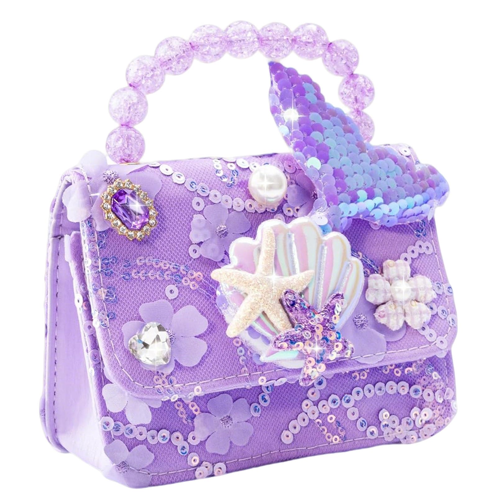 Sling Bag for Girls Kids, Fashion Mermaid Hand Bag, Birthday Gifts for Girls Age 9-12 Years, Shoulder Bag for Women and Kids, Compact Stylish Purse for Daily Use and Party Accessories-image-24