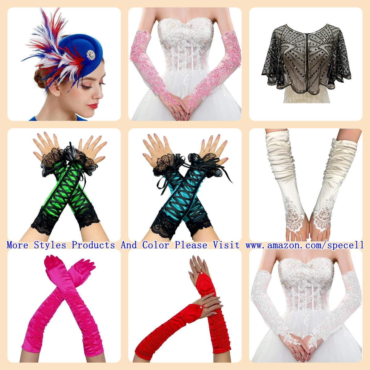 Lace Fingerless Gloves