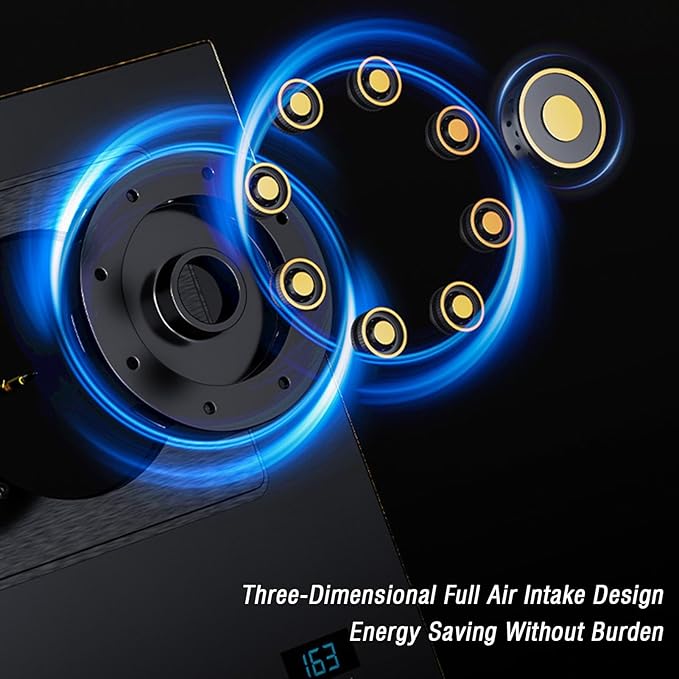 Estufa de Gas 1 Puesto 5.2kW con Vidrio Templado para Cocina miniatura 7