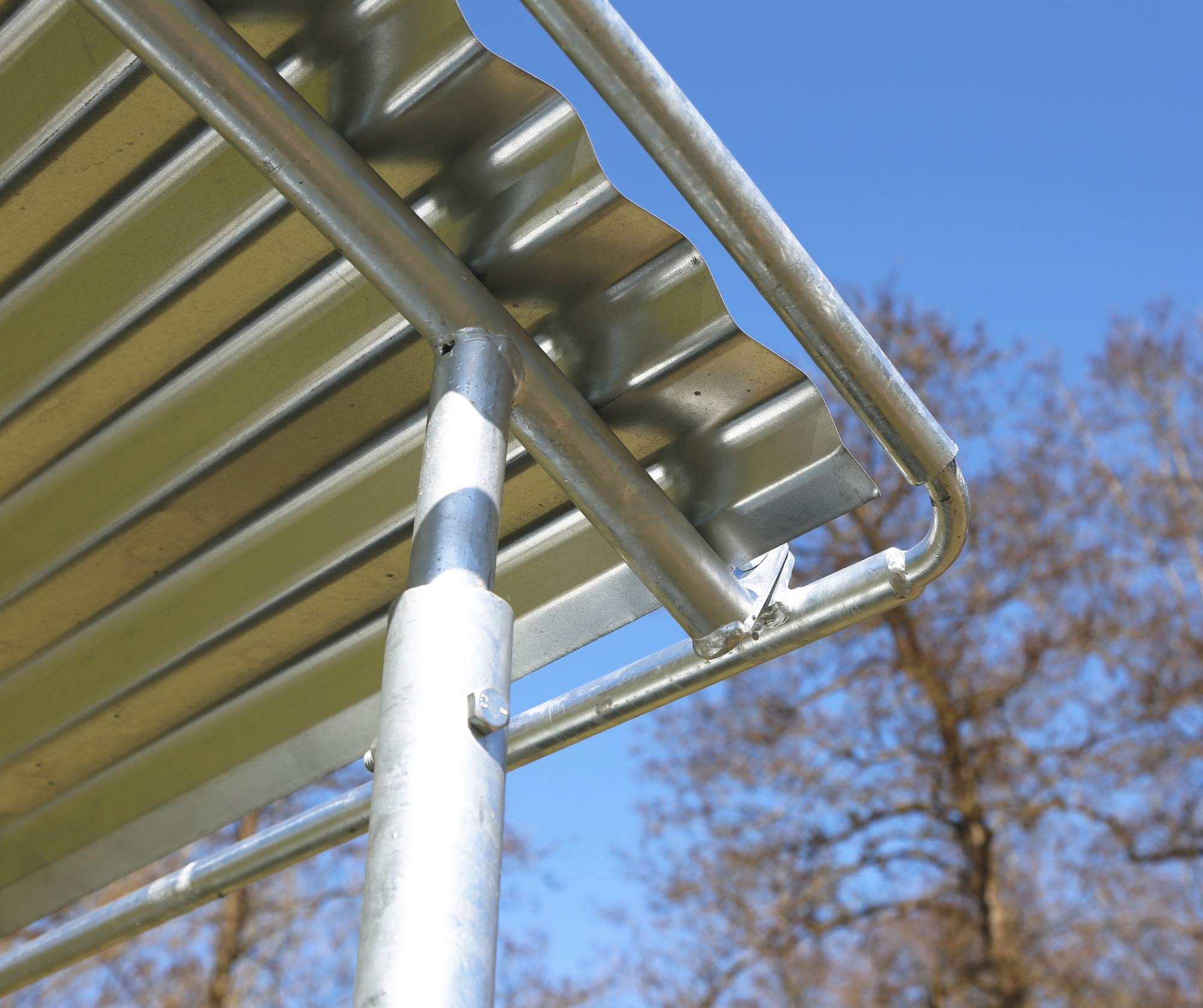 Kerbl Viereckraufe Hobby 8 Fressplätze Palisadengitter