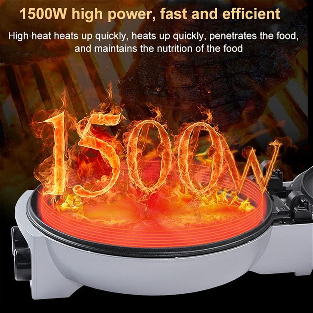 Electric Pancake Crepe Maker Sided Heating Pizza Pan BBQ Steak Frying Machine Barbecue Baking Grill Skillet