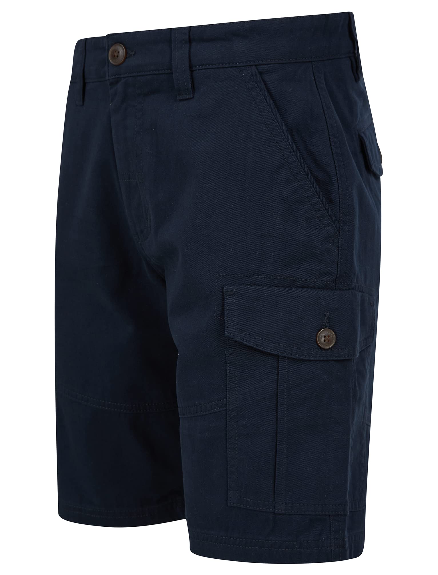Tokyo Laundry Men's Sky Captain Navy Marini Cotton Twill Multi-Pocket Cargo Shorts