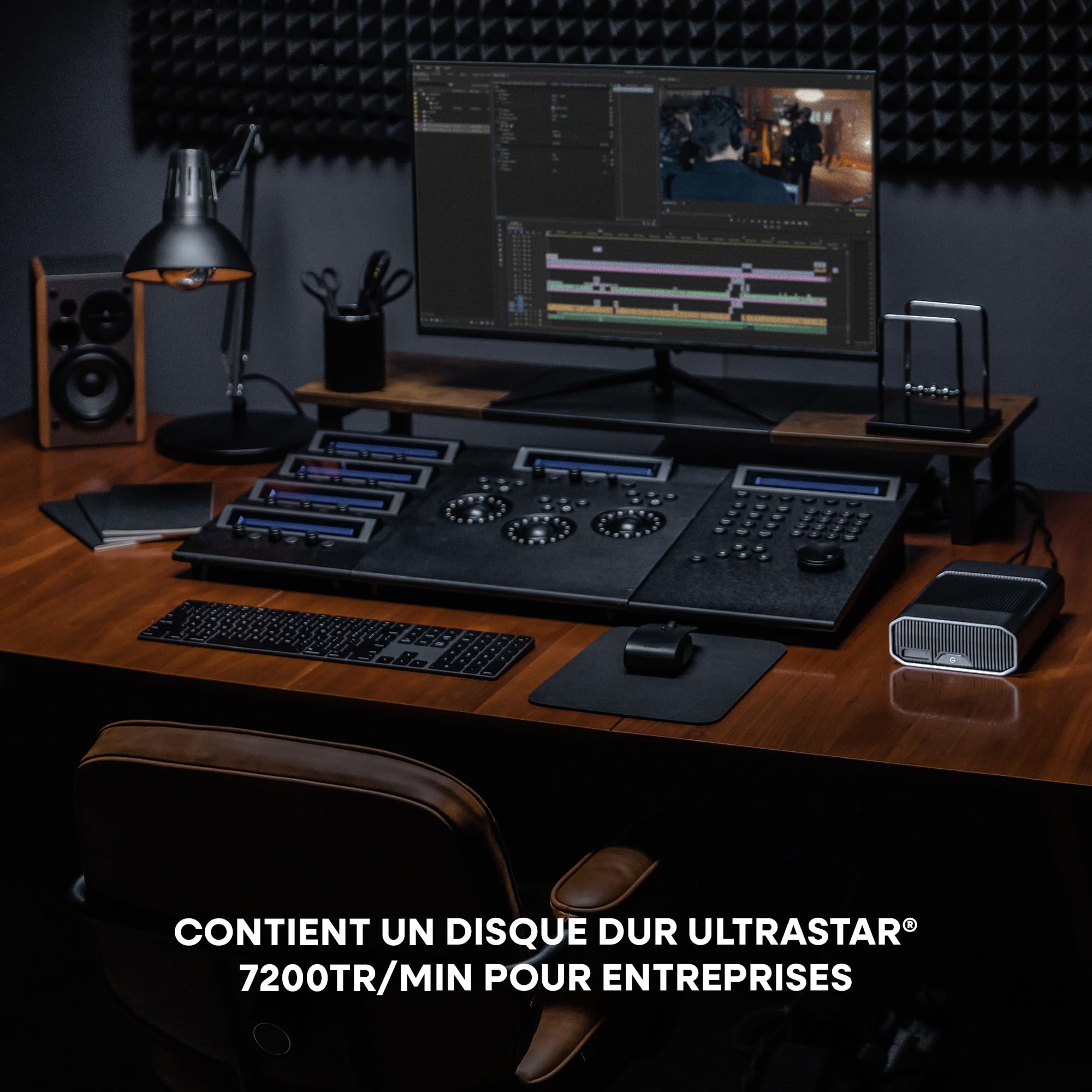 SanDisk Professional 12 to G-Drive Project, avec Fente SSD Mag Pro-Blade, Thunderbolt 3, USB (10 Gbit/s), Disque Dur de Classe Entreprise 7 200 Tours/Minute, Vitesse de Lecture jusqu'à 250 Mo/s