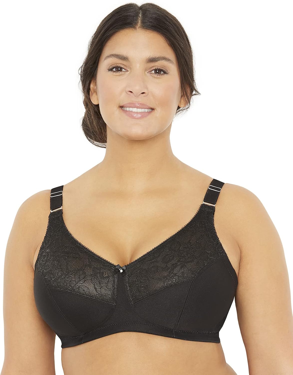 MxG - a Mae and Glamorise Collaboration - Women's Full Figure Plus Size Minimizer Comfort Support Bra