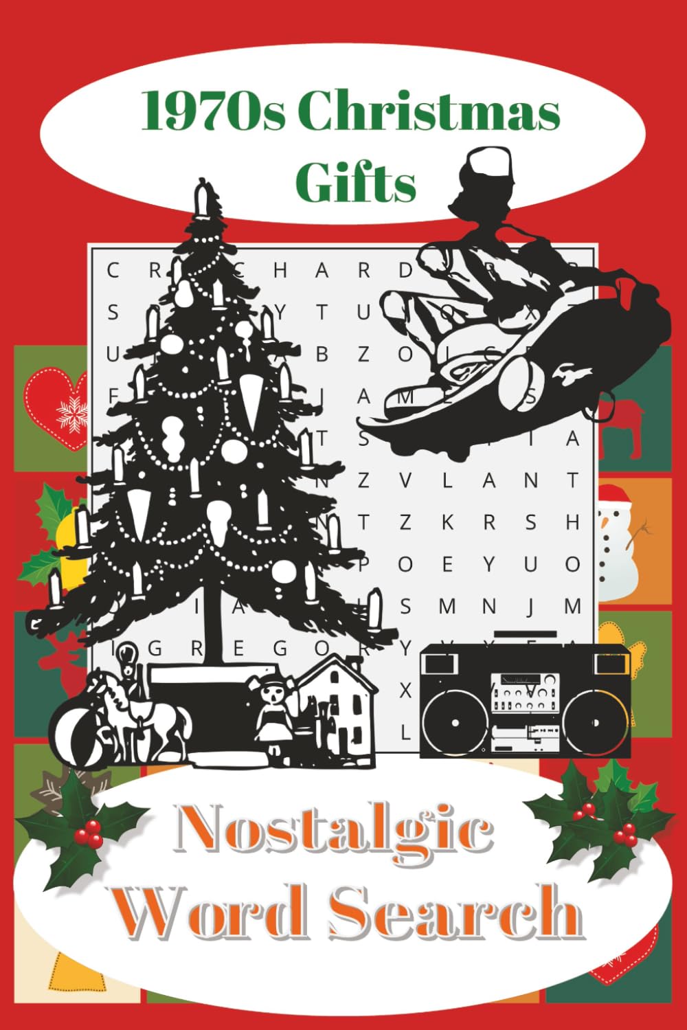 1970s Christmas Gifts Word Search Puzzle Book: 6x9 inches, 102 pages | 50 Nostalgic Puzzles for Seniors, Adults, Teens