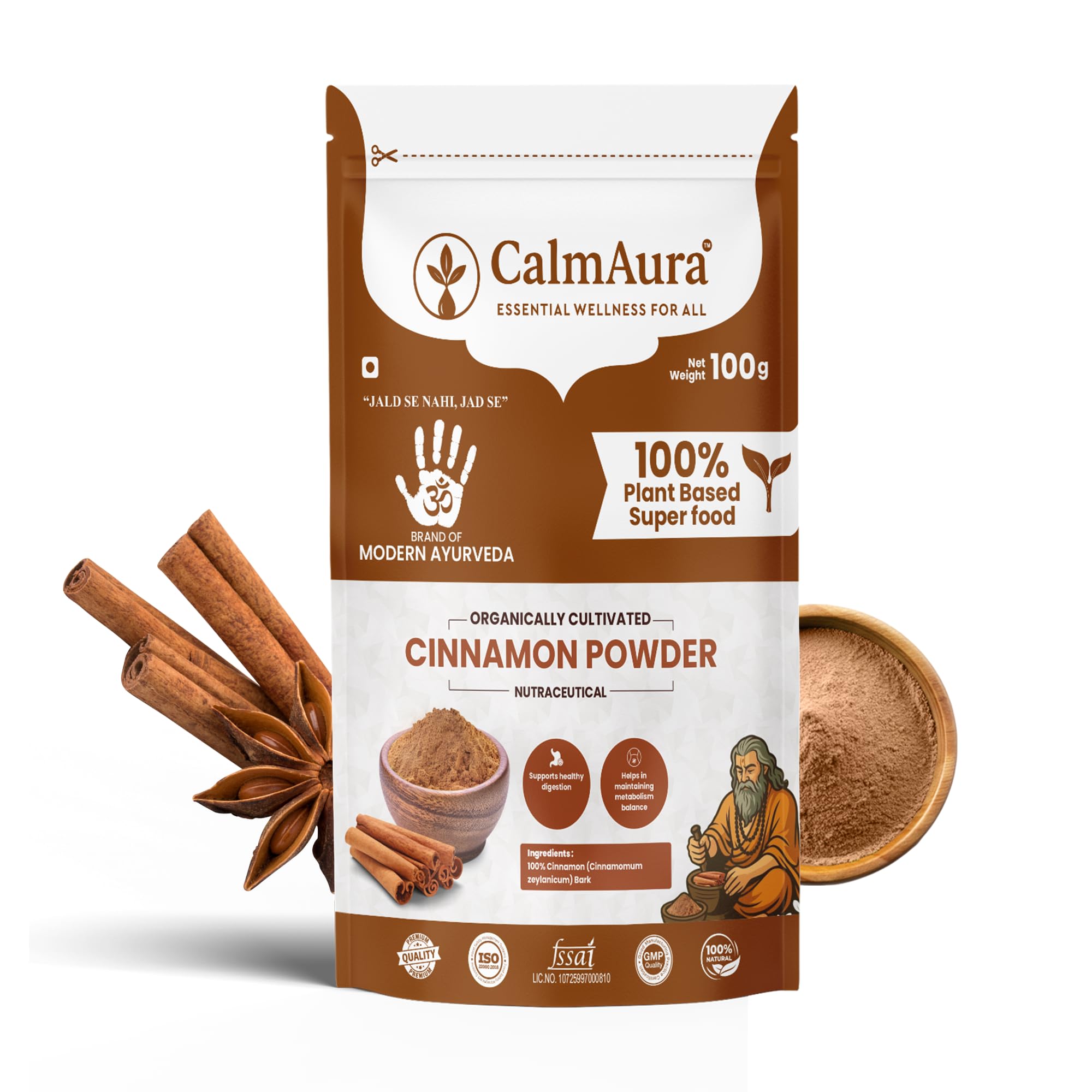 CalmAura Stevia Leaf Powder 100% Natural Zero Calorie Sweetener | Herbal Sugar Substitute for Diabetic & Weight Management | Plant Based Organic Stevia rebaudiana | Sugar Free Healthy Alternative — Amazon image 22