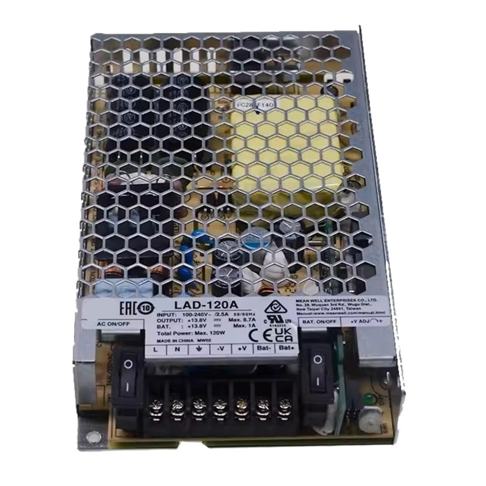 Alimentation à découpage LAD-120B Mean Well 120W avec chargeur batterie