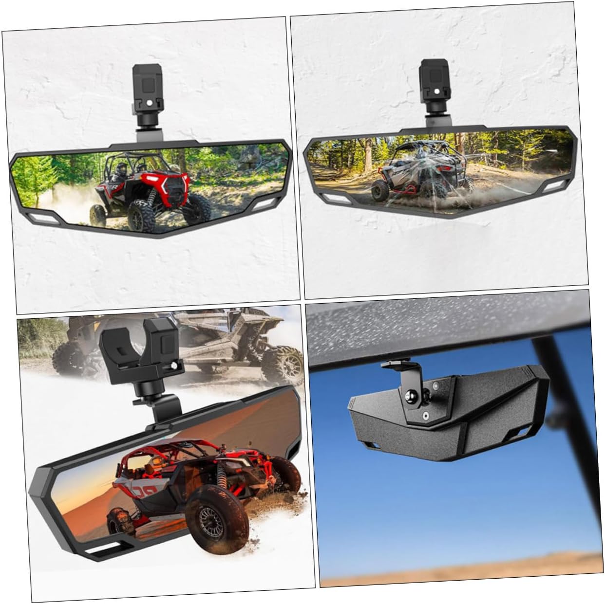 Rearview Mirror for Blind Mirror Sturdy Abs Construction Easy to Maintain Clean