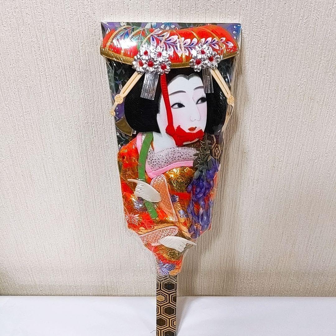 はこー2 羽子板 押し絵羽子板 藤娘 20号 本絹 「藤娘」 #江戸押絵