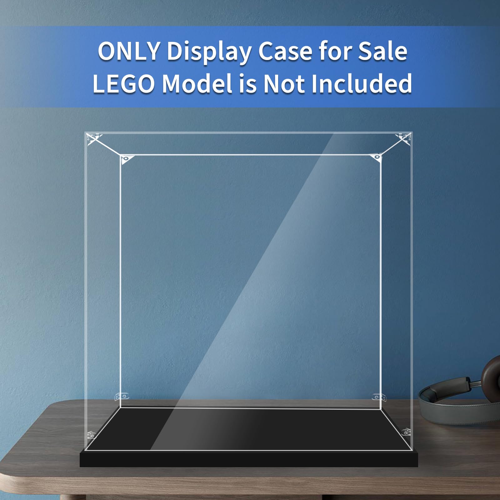 PIPART Display Case for Lego 10309 10281 76261 10266 75352 10370 77000, 25x25x25cm, ONLY Display Case, Lego Model NOT Included - Image 2