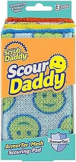 Scour Daddy Heavy Duty Mesh Scouring Pad Set Of 3 Assorted