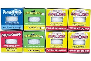 Lot 8 Remote Control Golf Balls for Pranks and Entertainment
