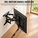 Caprigo Full-Motion TV Wall Mount for 40 to 80 Inch TV’s, Universal Heavy-Duty TV Mounting Stand Bracket with Swivel Rotation, Tilt & Cantilever Adjustments (M480/P6) gallery image