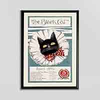 Tournee du Chat Noir 刺繍 額装 Tournee du Chat Noir 刺繍 額装 - メルカリ
