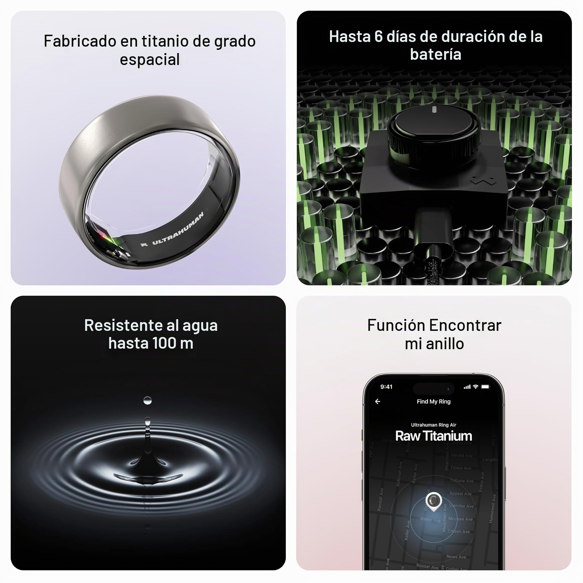 ULTRAHUMAN Ring Air: Rastreador de sueño y Actividad física, Anillo Inteligente para Mujeres y Hombres, Sin Tarifa de aplicación para Funciones estándar