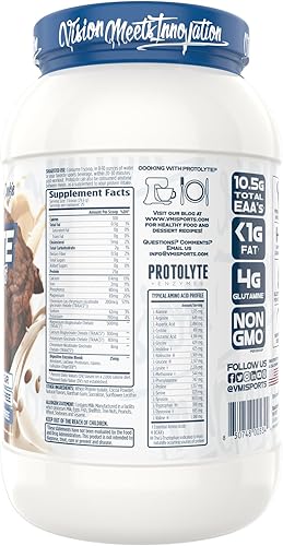 Miniatura 5 de VMI Sports ProtoLyte Proteína aislada de suero en polvo | Suero bajo en calorías para pérdida de peso y ganancia muscular | Enzimas digestivas | Sin