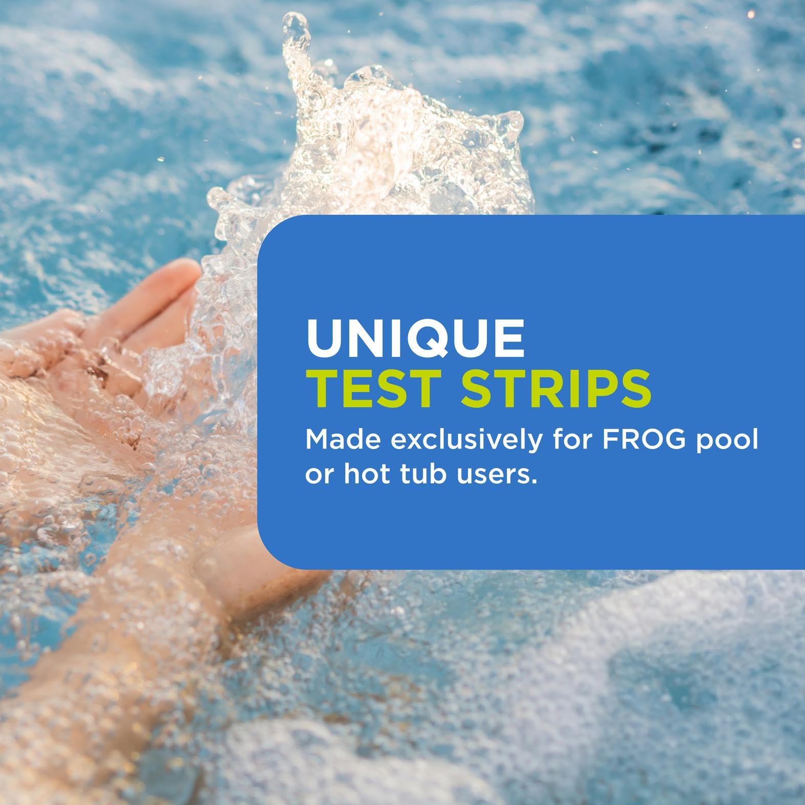 FROG Test Strips for Pools and Hot Tubs - Test Strip with Accurate Indicator for Free Chlorine or Bromine Levels pH Total Alkalinity and Total Hardness - Easy Water Testing - 50 Test Strips product thumbnail 6