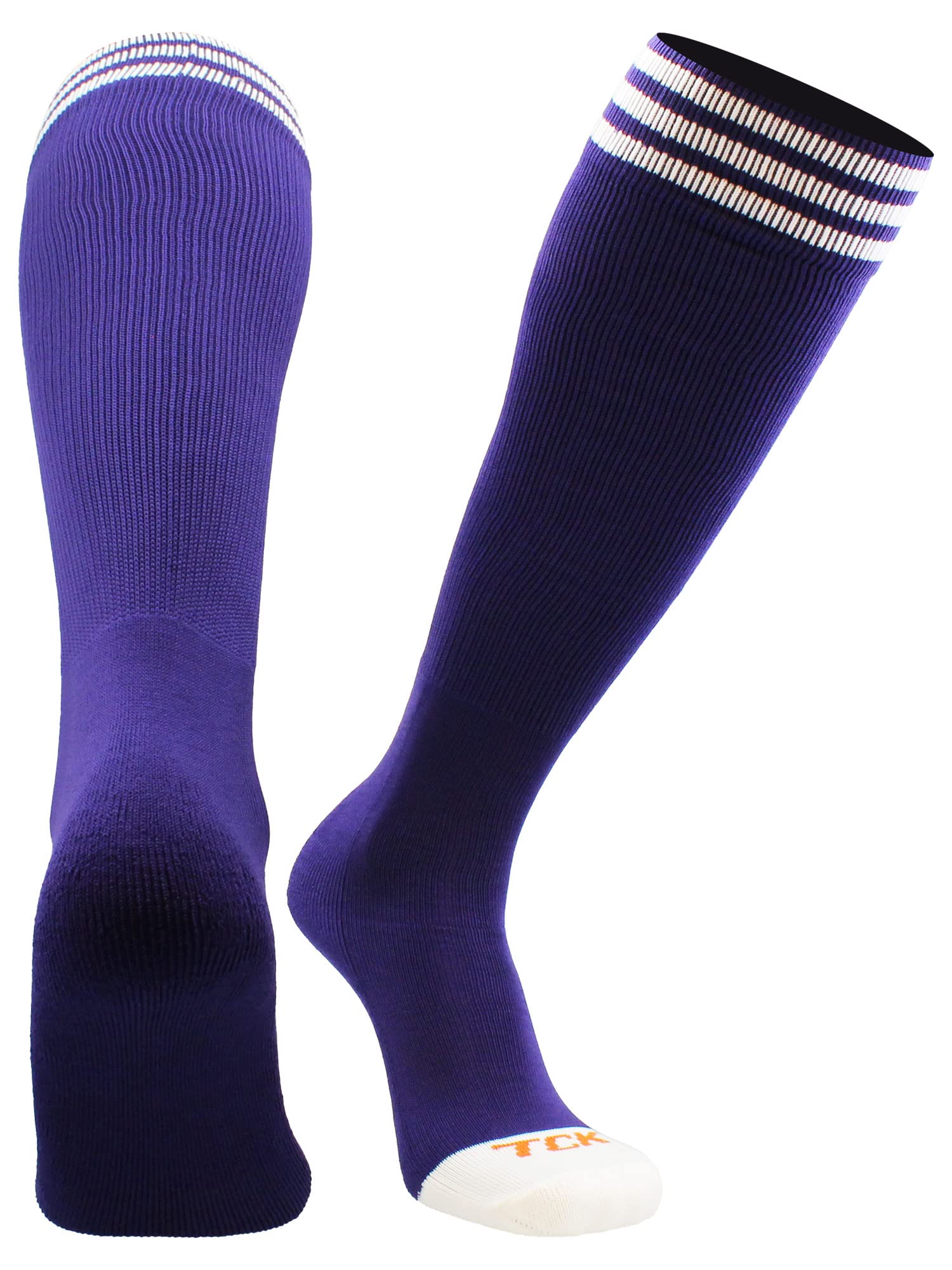 TCK Striped Athletic Tube Socks - Youth &amp; Adult Team Sports